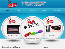 Tablet Screenshot of lumusica.com